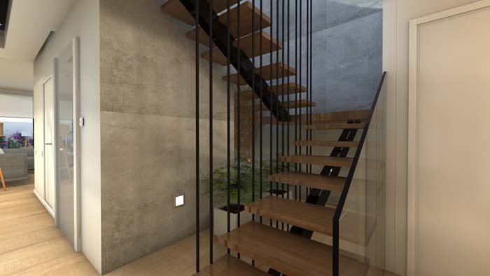 Комбинированные лестницы