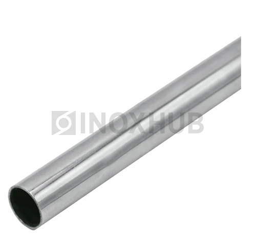 Труба круглая AISI 304, ASTM A554, Ø20.0×1.5×6000 мм, GRIT 600