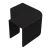 Уголок 90° (766 BLC) для профиля 756, пластик Черный мат Уголок 90° (766 BLC) для профиля 756, пластик Черный мат