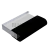 Профиль (212-8 BLC), L=3000, стекло 8.0 мм, ПВХ Черный мат