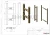 Ручка (633-800 Gold) 32×625×800 мм, стекло 8-12 мм, под Золото Ручка (633-800 Gold) 32×625×800 мм, стекло 8-12 мм, под Золото