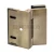 Петля (516 Bronza) стена-стекло, открывание наружу, под Бронзу
