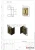 Петля (305 Bronze) стена-стекло одностороннее крепление, под Бронзу
