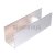 Профиль (П-12-2500 SSS) П-образный 16.5×13.0(вн)×16.5, L=2500 мм, стекло 12.0 мм, AISI 304 GRIT 320