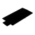 Профиль (204-8 BLC), L=3000, стекло 8.0 мм, ПВХ Черный мат